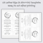 Wedding Card 2 Size Sign